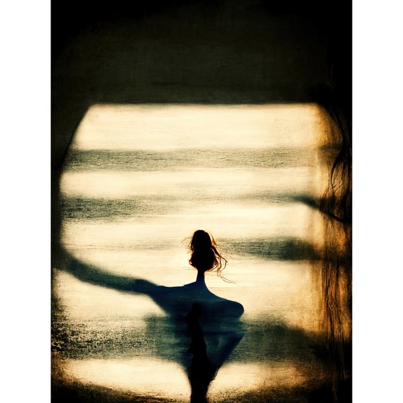 The Morning Light Abstract Peaceful Unframed Wall Art Print Poster Home Decor