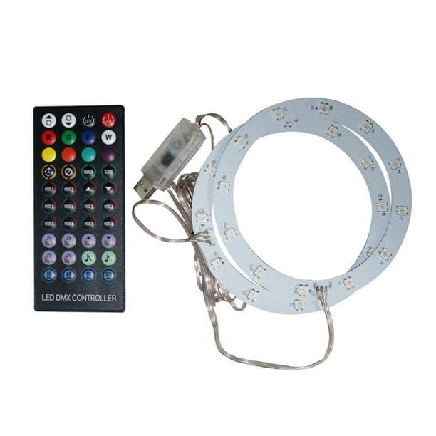 2uds. Barra de luz de consola RGB con luz LED de consola de juegos de control remoto para consola PS5