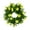 Yellow, variant on CreativeArrowy Small Eucalyptus Garland 11.8in Artificial Wreath Leaves Plastic Model Silk Cloth Spring Simulation Grass Ring Door Decoration