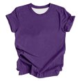 thumbnail image 4 of Womens Clothes Tops Kelon Women's Short Sleeve Shirts Crew Neck Fashion Boho Clothes Dressy Casual Trendy Clothes, S, 4 of 4