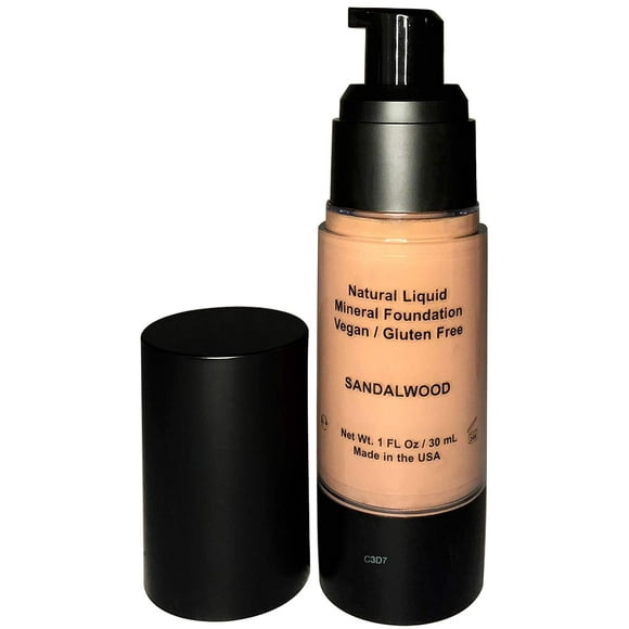 Base de maquillaje líquida Mom's Secret 100% natural de sándalo, 30 ml