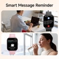 thumbnail image 3 of FITORA Bluetooth 5.4 Smartwatch with 1.83" Large Display for Android iPhone, Answer/Make Call/Message/ Music Playback, 100+ Sports Modes, Activity Fitness Tracker, Men Women Perfect Gift,Pink, 3 of 9