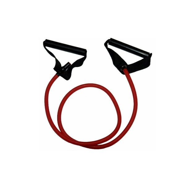 Workoutz Resistance Band Exercise Tube With Handles (Red)