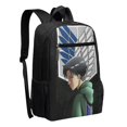 thumbnail image 2 of Attack On Titan Sports Backpacks 17 Inch Schoolbag Adults Rucksack Simple Casual Daypack Lightweight Laptop Backpack Computer Bag, 2 of 6