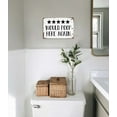 thumbnail image 6 of Would Poop Here Again - Funny Five Star Rating Bathroom Sign Decor - Indoor Outhouse Bathroom Door Wall Art 8 x 12 Inch (222), 6 of 13
