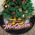 thumbnail image 3 of Falda para árbol de Navidad de Cars Lightning Mcqueen, suave y divertida, decoración navideña navideña de granja de 30", 3 of 4