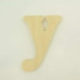 thumbnail image 1 of Package of 1, 6 Inch X 1/2" Thickness Baltic Birch Wood Letter "y" in The Goudy Heavy Font | Thick | Lower Case for Art & Craft Project, Made in USA, 1 of 1