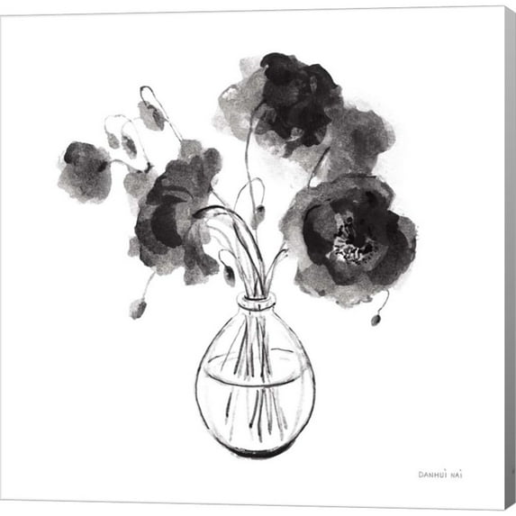 Great Art Now Garden Cuttings II Black by Danhui Nai, Canvas Wall Art, 12W x 12H