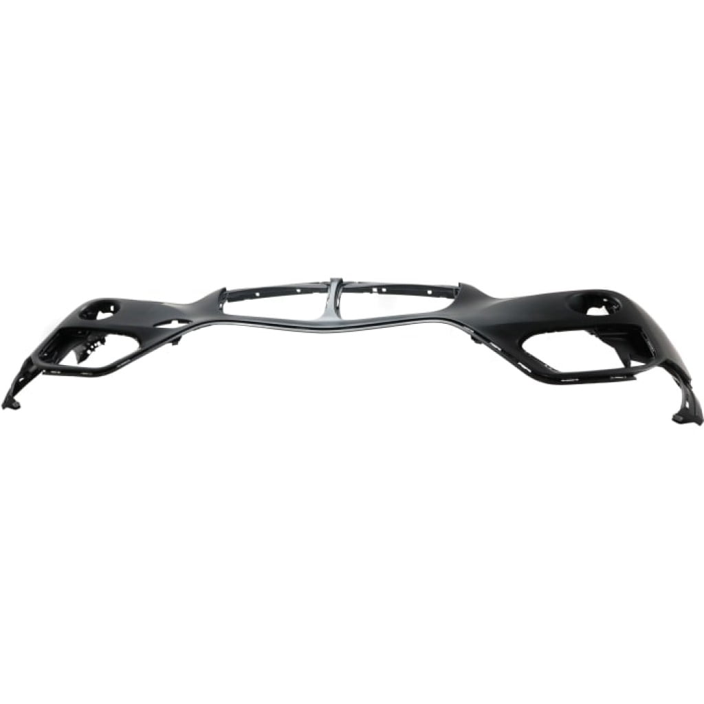 For BMW X1 Front Bumper Cover 2016 2017 2018 Upper | Primed | Plastic | w/ Headlight Washer Holes | w/o M Package | w/o Park Distance Control Sensor Holes | BM1014102 | 51117453565