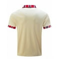 thumbnail image 4 of Chemises pour Hommes, Chemise Décontractée à Col Rabattu à Manches Courtes, 4 of 4