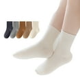 thumbnail image 3 of MXIEZI 5 Pairs Kids Toddler Cotton Crew Socks Athletic Socks for 1-12Y, 3 of 8