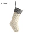 thumbnail image 1 of Venta al por mayor Medias navideñas tejidas con cable Medias navideñas de gran tamaño de 18 "para decoración de temporada navideña familiar, 1 of 4