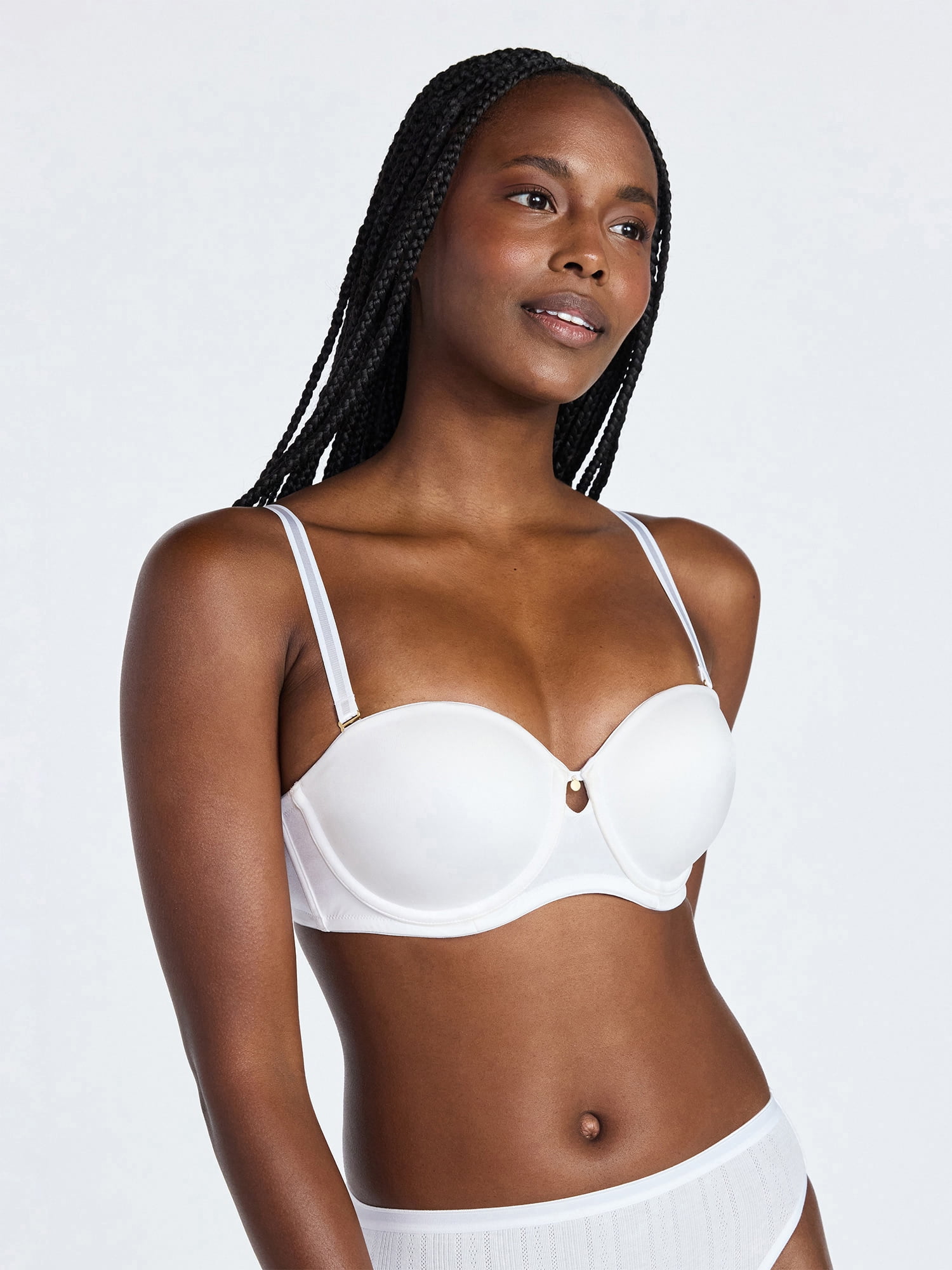 Joyspun Women's Shine Strapless Push-Up Bra, Sizes 34A-40DD