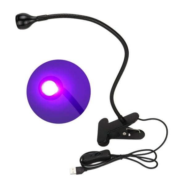 Lámpara de curado de pegamento UV de 3 W y 5 V, duradera, alimentada por USB, con abrazadera para reparación de teléfonos móviles.