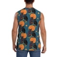thumbnail image 4 of Pofeuu Owls In Cartoon Style Print Men's Muscle T-Shirt, Sleeveless, Muscle Tank, Classic Muscle Tee Top For Men Casual Sleeveless Muscle T-Shirt Trendy Clothes-Large, 4 of 7