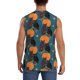 thumbnail image 4 of Fotbe Owls In Cartoon Style Men's Camiseta sin Mangas Estampada para Hombres, Playera Casual para Gimnasio, Entrenamiento, Playa-Medium, 4 of 7