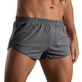 thumbnail image 1 of zuwimk Boxer Briefs,Men's Cotton Briefs Underwear No Fly Covered Waistband Dark Gray,3XL, 1 of 5