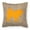 Multi, variant on Chow Chow Burlap and Orange Indoor & Outdoor Decorative Fabric Pillow - 18 x 18 in.
