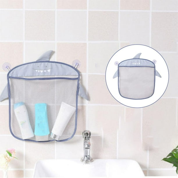 Organizador de Juguetes de Baño , Bolsa de Almacenamiento para Bañera, Red Multiusos para Juguetes de Bebé, para Pequeños para Bañ , Gris Hugo Organizador de baño de malla