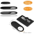 thumbnail image 4 of Webcam Cover Slide, 0.6mm Ultra-Thin Metal Web Camera Cover for MacBook Pro, MacBook Air, Laptop, iPad Pro, iMac, PC/Computer, Tablet, iPhone, Durable Privacy Covers 2 PACK, 4 of 5