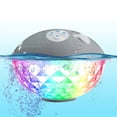 thumbnail image 1 of Altavoces flotantes para piscina con luces de colores, altavoz Bluetooth impermeable IP68 para piscina, altavoz de sonido cristalino para piscina, spa y exteriores, 1 of 5