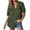 Army Green, variant on Zpanxa Womens Summer Tops, Women's Solid Color Linen Shirt Cotton Button Up Shirt Short Sleeve Loose Collared Casual Army Green L