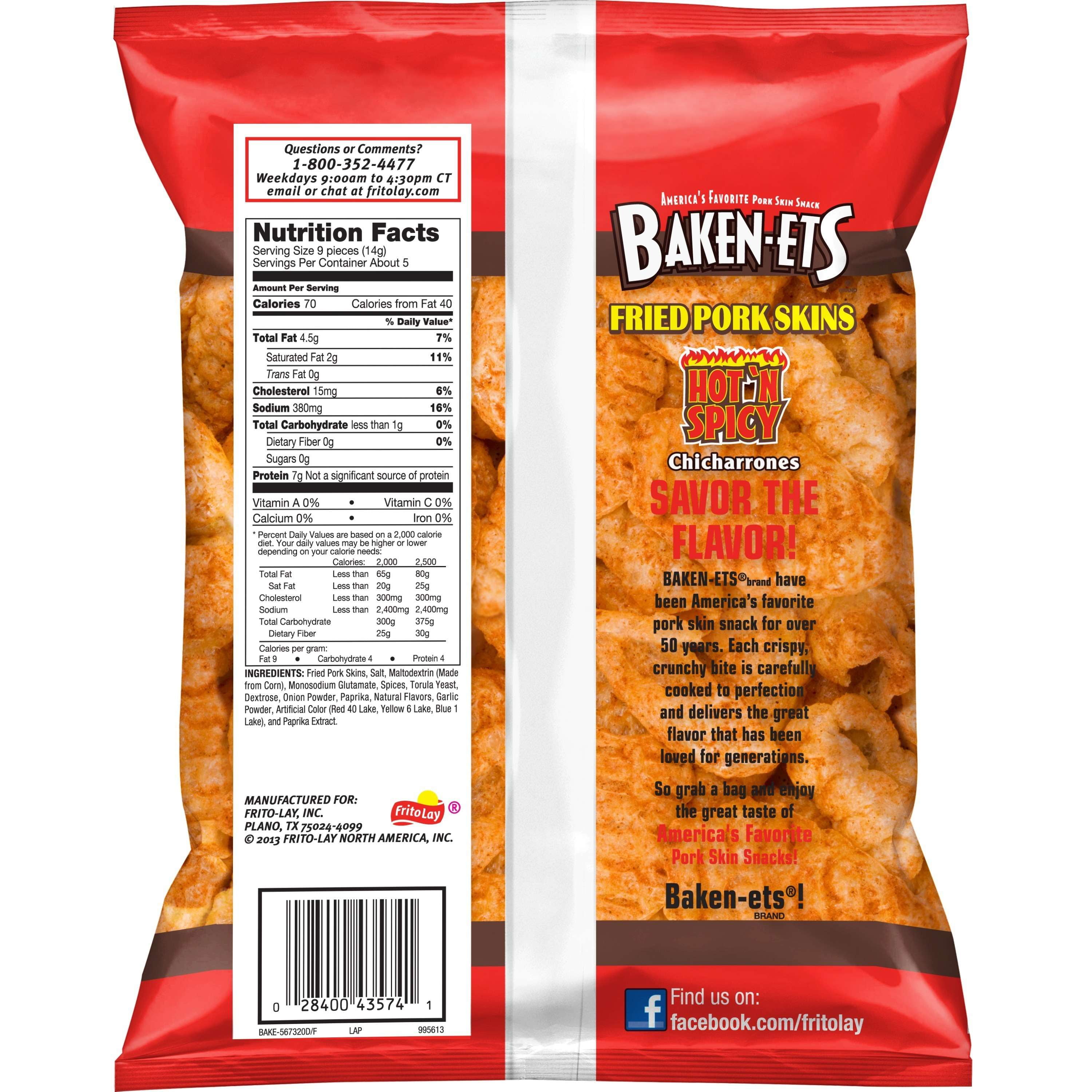 Pork Rinds Nutrition Label 1stadenium