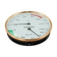 thumbnail image 3 of Sauna Thermometer Hygrometer Wall Mounted Metal Design for Accurate Readings, 3 of 10