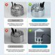 thumbnail image 5 of 2023 Halloween Mini LED Pumpkin Light Fogger Water Fountain Pond Fog Machine Atomizer For Halloween Christmas Party Decoration, 5 of 5