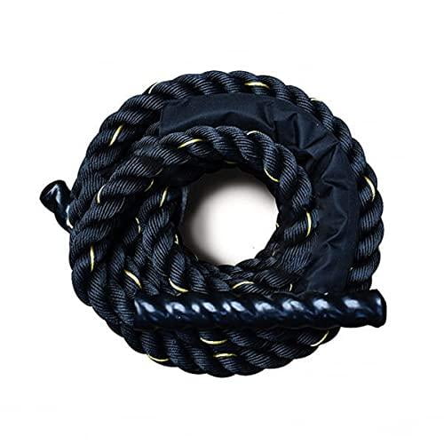 Cuerda De Azote Trenzada Profesional RVT Sports para Crossfit Battle Rope 1.5' X 9 MTS