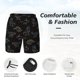 thumbnail image 3 of Fotbe Neon Dinosaur Traje de Baño para Hombre – Shorts de Natación de Secado Rápido con Forro y Bolsillos-Large, 3 of 6