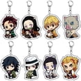 thumbnail image 1 of Llavero Demon Slayer, joyería de Anime, llaveros colgantes de juego, juguete para niños y niñas, insignia acrílica de dibujos animados, Nezuko Tanjirou Zenitsu, 1 of 1