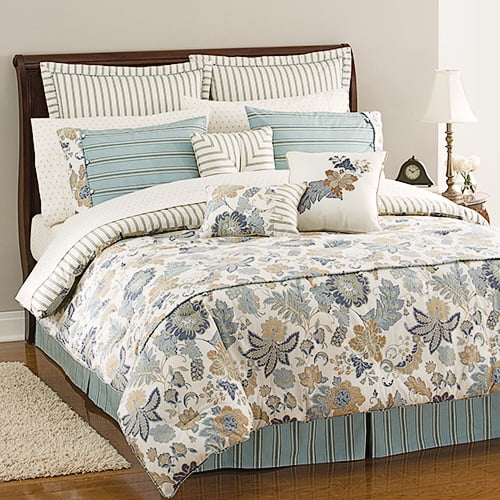 Hometrends Full Laurel Comforter Set, 4 Piece