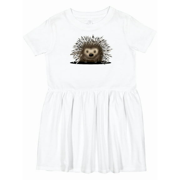 Inktastic Porcupine Girls Toddler Dress