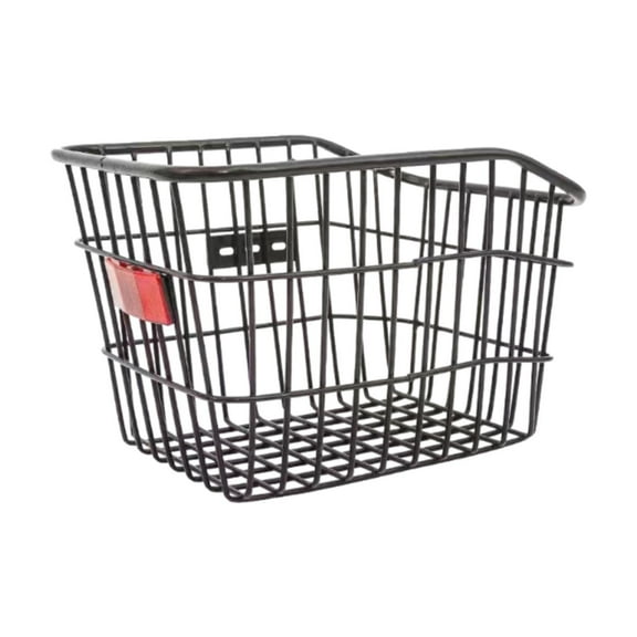 GARENDE Bike Rear Basket Basket Adults Metal Heavy Duty Parts Cargo Rack Cycling Rack Basket for Folding Bikes Hiking
