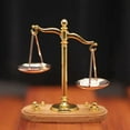thumbnail image 2 of Vintage Balance Scales Ornament Miniature Accessories Metal Antique Justice Scale Model Home Office Desktop Decoration, 2 of 4