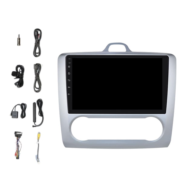 Pantalla de navegación del coche,Reemplazo de la pantalla táctil de la pantalla de navegación del automóvil,Accesorios para automóviles con pantalla de navegación de 9 Plata
