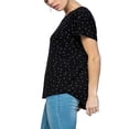 thumbnail image 5 of Women Round Neck Light-Weight Dolman Shirt Top Blouse With Shooter Dot, 5 of 5