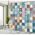 thumbnail image 5 of Ambesonne Colorful Shower Curtain, Tunisian Original East, 69"Wx84"L, Multicolor, 5 of 5