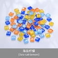 thumbnail image 1 of Firefly Hope 200 Pcs Mixed Color 1×1cm Square Laser-Cut Crystal Glass Mosaic Tiles, DIY Creative Art Craft Materials for Home Decor & Art Projects, Multicolor D, 1 of 5