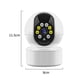 thumbnail image 2 of Cámara WiFi PTZ inteligente 1080P, cámara de seguridad inalámbrica para interiores, visión nocturna, detección de movimiento, audio bidireccional, pulsador de alarma, tarjeta SD para monitor de, 2 of 7