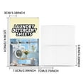 thumbnail image 3 of ZZkhGO Laundry Tablets, Household Clothes Stains Dirt Odor Remover, Convenient to Carry for Clean Fresh Clothes Washing Detergent, 3 of 7