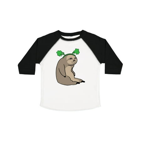

Inktastic St. Patrick s Day Sloth with Shamrocks Gift Toddler Boy or Toddler Girl T-Shirt