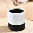 thumbnail image 5 of Small Trash Can with Lid, Mini Trash Can for Bathroom, Office and Bedroom, Small Bathroom Garbage Can with Swing Top, Compact Waste Basket for Desk, Dorm & Home - Xuniizn, 5 of 7