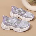 thumbnail image 5 of Gunia Girl Sneakers Breathable Mesh Kids Sneakers Lightweight Casual Shoes Play Athletic Running Soprt Shoes Purple, 5 of 8