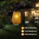 thumbnail image 3 of Linterna Solar KagoLing de Ratán Impermeable para Exterior Paquete de 4, 3 of 9