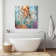 thumbnail image 4 of Marine Submarine Octopus Canvas Wall Art, Undersea Coral Starfish Retro Framed Wall Decor Modern Artwork Prints Painting for Living Room, Bedroom, Kitchen & Cafe Decor 24x24 Inch, 4 of 9