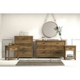 thumbnail image 4 of Lancaster Wood 6 Drawer Dresser, Knotty Oak, by Hillsdale Living Essentials, 4 of 17