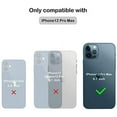 thumbnail image 5 of Compatible with iPhone 12 Pro Max Case 6.7” with Animal Printed Pattern, Slim Liquid Silicone 3 Layers Full Covered Soft Gel Rubber Phone Case Protective Cover 6.7 inch, Black Tiger, 5 of 12
