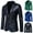 Green, variant on UVEASISHA Slim Fit Formal Suits for Men Shiny Prom Party Jackets Single Breasted Notch Lapel Stylish Tuxedo 2024 Fashion Dinner Suit Jacket 50 Percent off Deals Today,Green,S